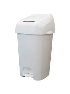 nappy bin in white colour