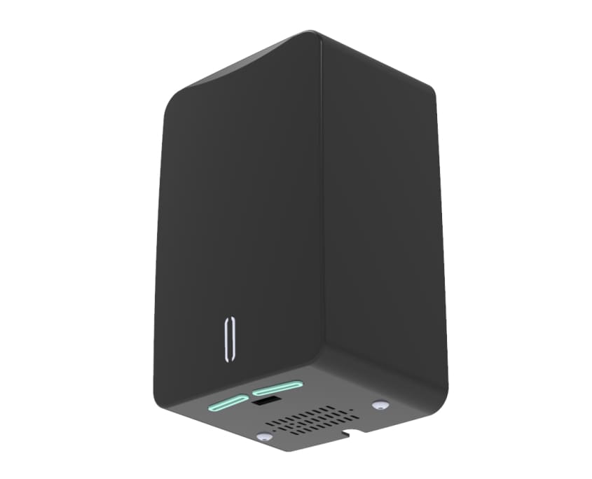 Airforce+ HEPA Hand Dryer - black - Underneath view