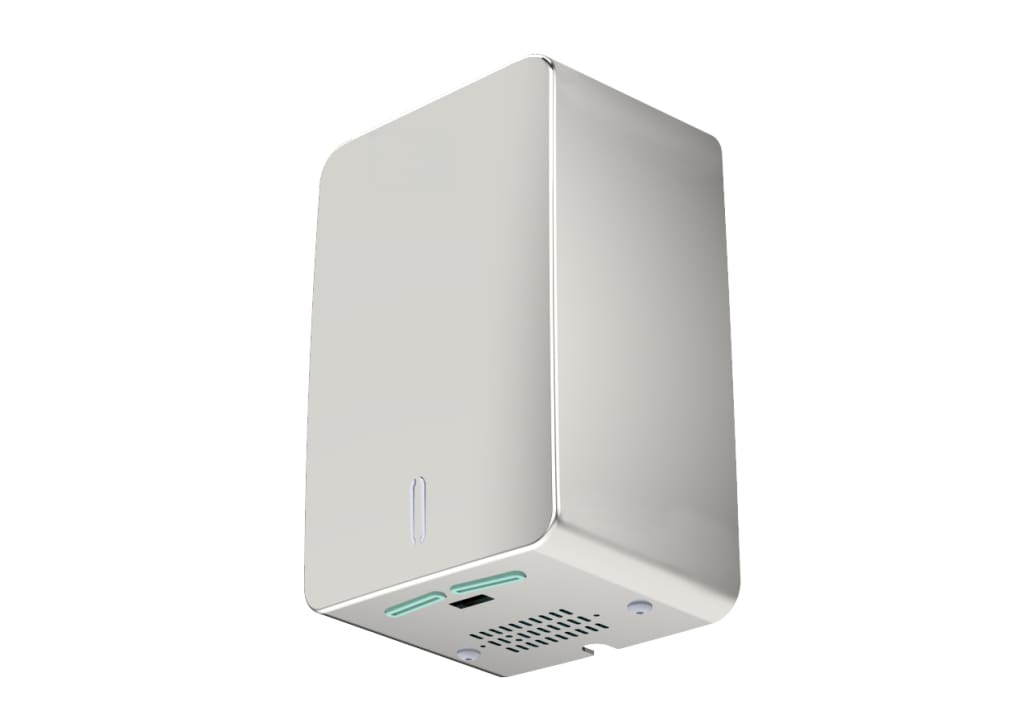 Airforce+ HEPA Hand Dryer - silver - Underneath view